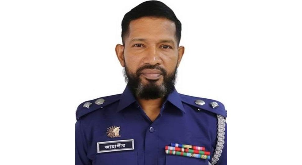 নবাগত পুলিশ সুপার হিসেবে জাহাঙ্গীর হোসেনের যোগদান