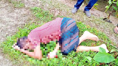 বদলগাছীতে পটল ক্ষেত থেকে ব‍্যবসায়ীর ম'র'দে'হ উদ্ধার