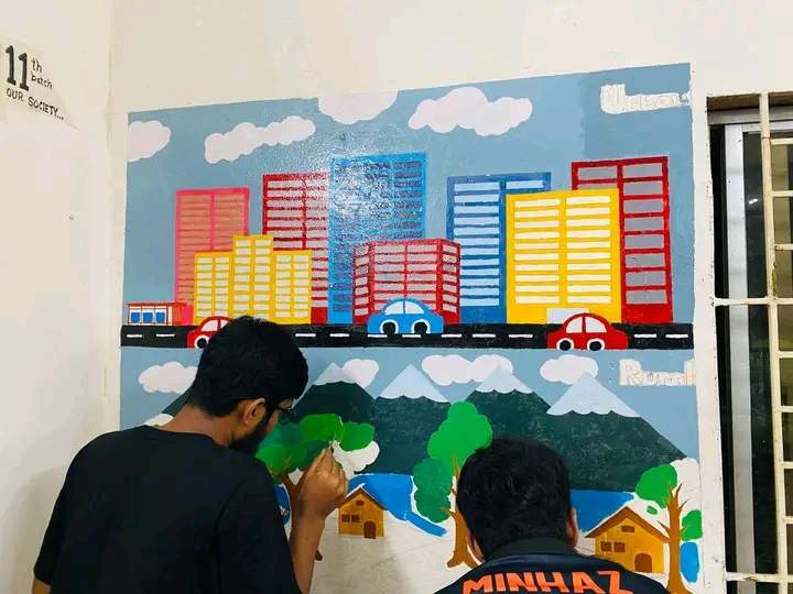 নবীনদের বরণ করতে রঙিন সাজে ববি