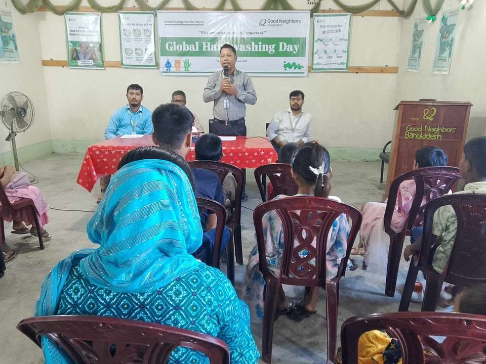 নীলফামারীতে বিশ্ব হাত ধোয়া দিবস উদযাপন