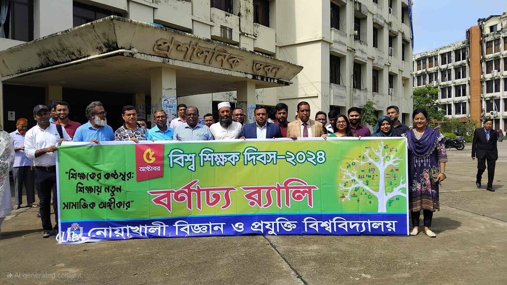 নোবিপ্রবিতে বিশ্ব শিক্ষক দিবস পালিত