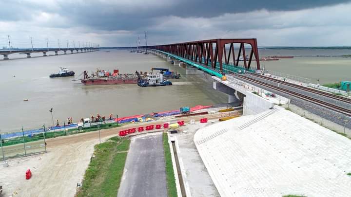 যমুনা রেল সেতুর উদ্বোধন জানুয়ারিতে