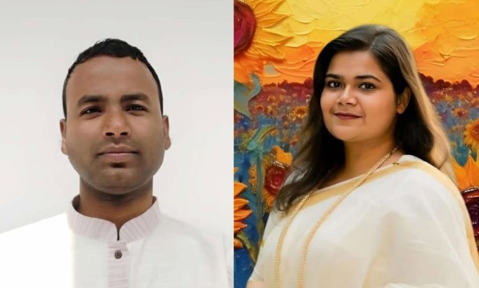 জাতীয়তাবাদী আইন ছাত্র ফোরাম রাবির আহ্বায়ক আবু সাইদ, সদস্য সচিব মারিশা
