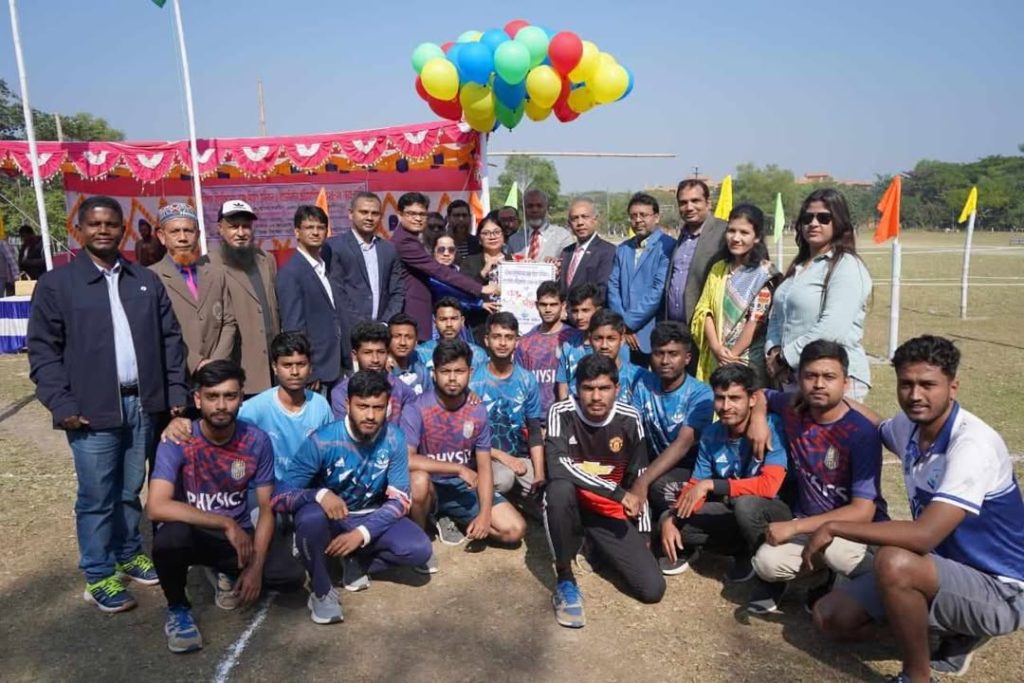 ববিতে আন্তঃবিভাগ ভলিবল ও ব্যাডমিন্টন টুর্ণামেন্ট উদ্বোধন