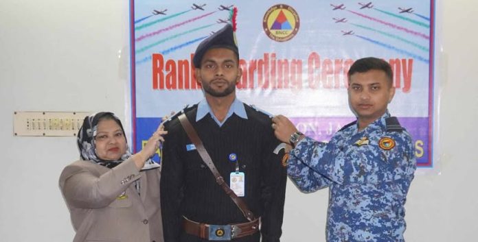 বিএনসিসির সিইউও হলেন যবিপ্রবির শিহাব