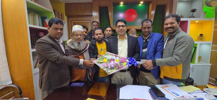 রুহিয়া থানা প্রেসক্লাবের সাথে ইউএনও'র সৌজন্য সাক্ষাৎ