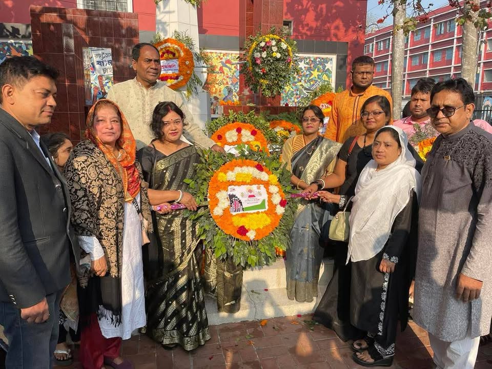 আর্ন্তজাতিক মাতৃভাষা দিবসে বিএনএফ ও লফস এর শ্রদ্ধা নিবেদন