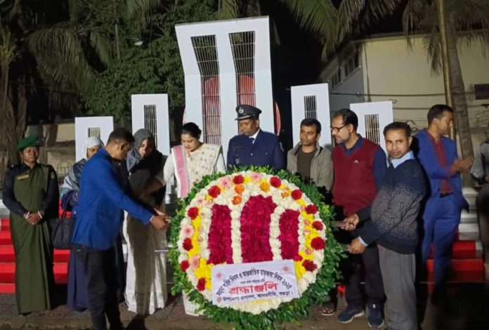 আদমদীঘিতে যথাযোগ্য মর্যাদায় ভাষা দিবস পালন