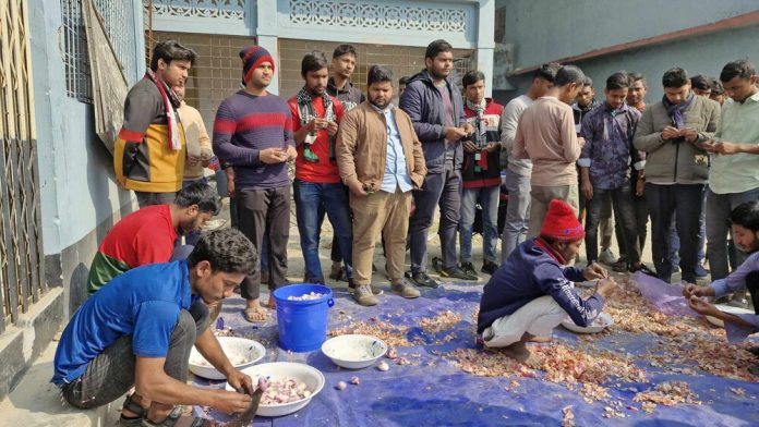 চাঁপাইনবাবগঞ্জে ভারতীয় আগ্রাসন প্রতিরোধে লংমার্চ ও জেয়াফত