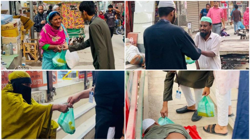 নারায়ণগঞ্জে অসহায়দের মুখে হাসি ফুটিয়েছে ও.পি.এ