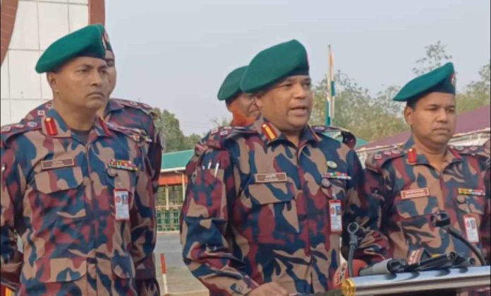 বাংলাবান্ধা 'সীমান্তে হত্যা বন্ধে বিজিবির কড়া প্রতিবাদ