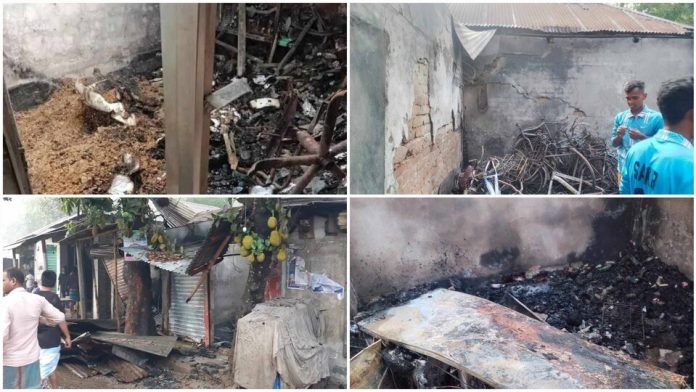 মনোহরদীতে অগ্নিকান্ডের ঘটনায় অর্ধকোটি টাকার ক্ষয়ক্ষতি
