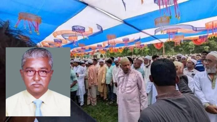 হাজারো মানুষের শ্রদ্ধা ও ভালোবাসায় বিএনপি নেতা একেএম আখতারুজ্জামানের শেষ বিদায়