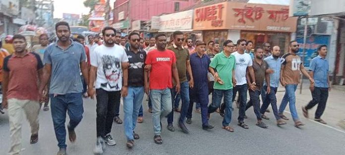 ইঞ্জিনিয়ার শাহরিন ইসলাম চৌধুরীর জামিনে নীলফামারীতে যুবদলের আনন্দ মিছিল